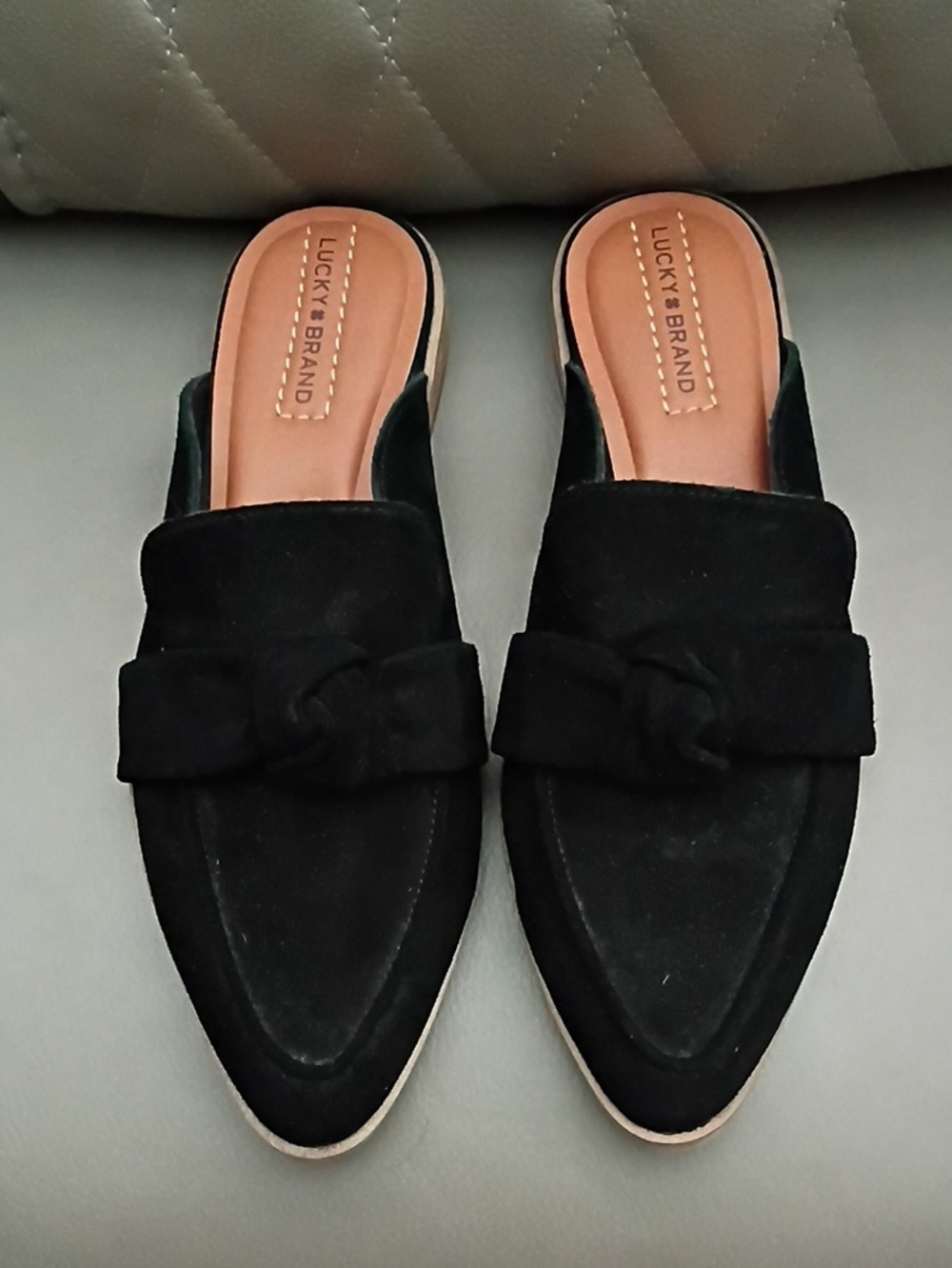 Lucky Brand Adenia Suede Mule Shoes